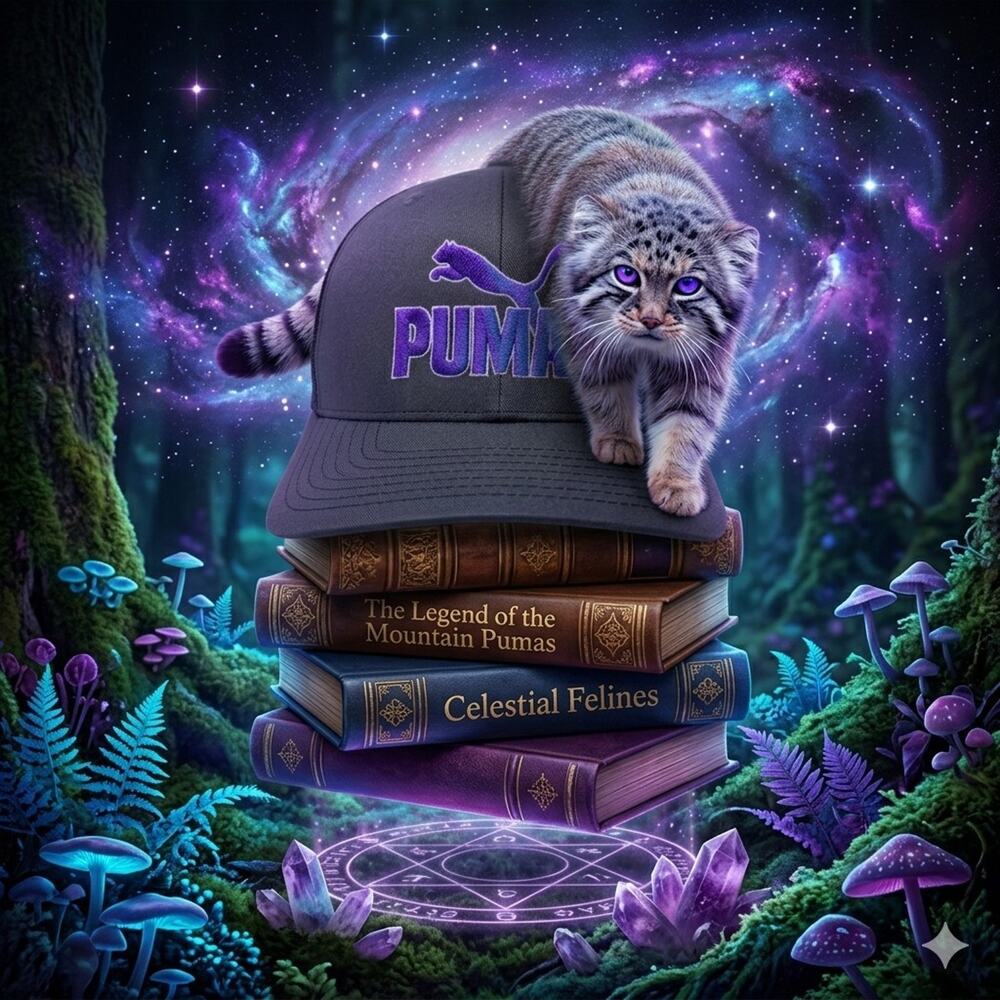 Richardson 112 PUMAS Hat Gray Purple Mesh Back Snapback Trucker Cap - Excellent - Picture 2 of 13